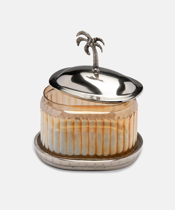 PALM JAR WITH LID