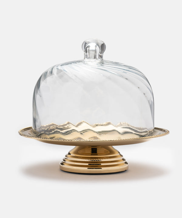 CLOCHE SERVER ON PEDESTAL