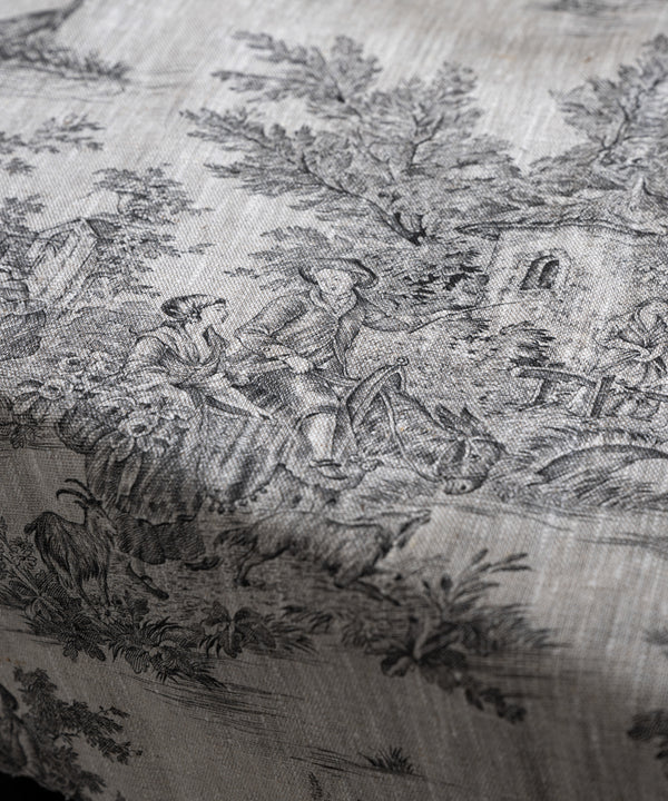 TOILE DE JOUY PURE LINEN TABLE CLOTH